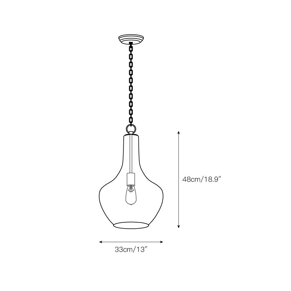 Freyza | Avenila Glass Pendant Glass Pendant Light – Kitchen Dining Room