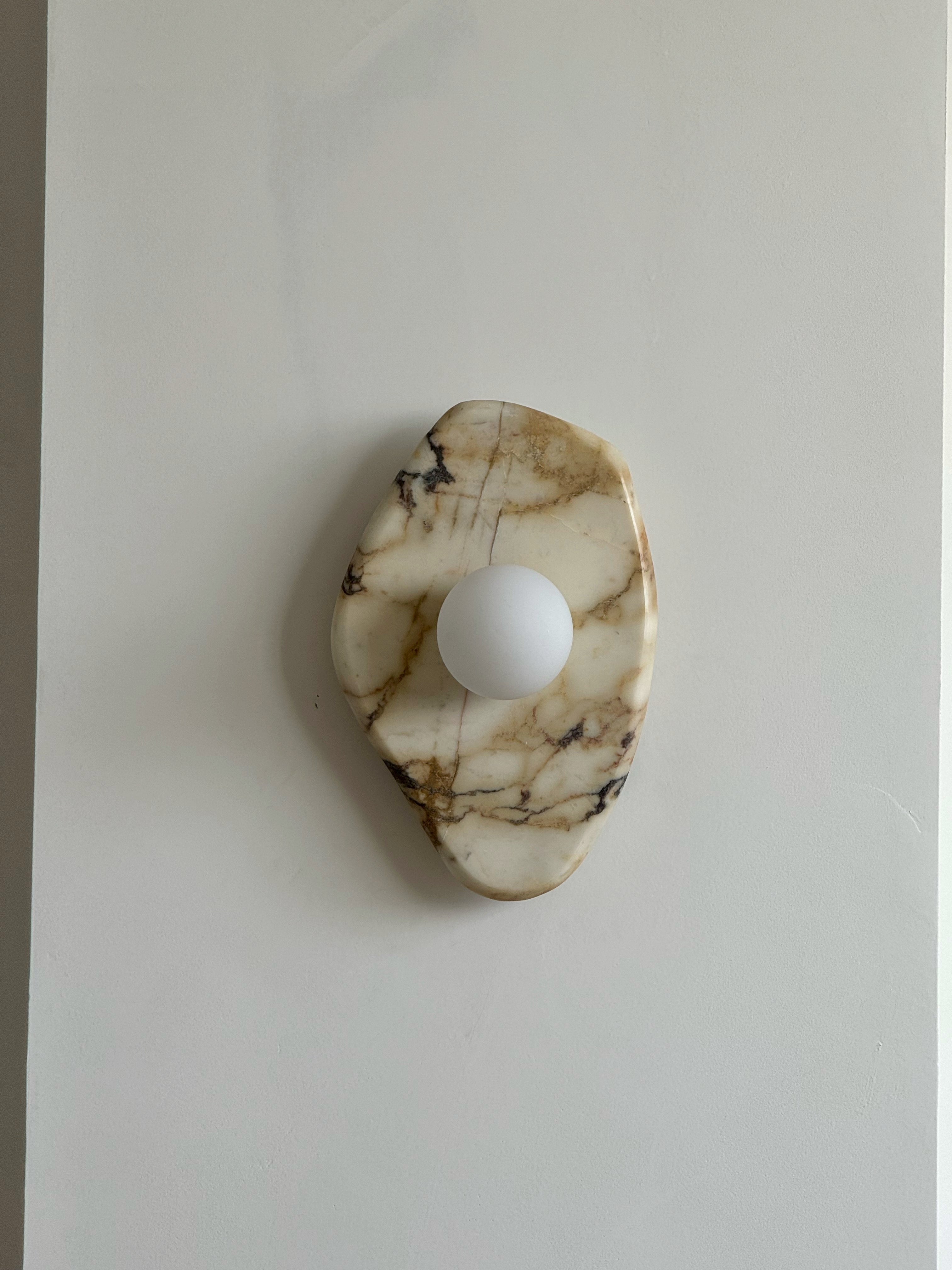 Freyza | Mylirira Marmor-Glas-Glasmarmor-Wandleuchte – Schlafzimmer, Flur