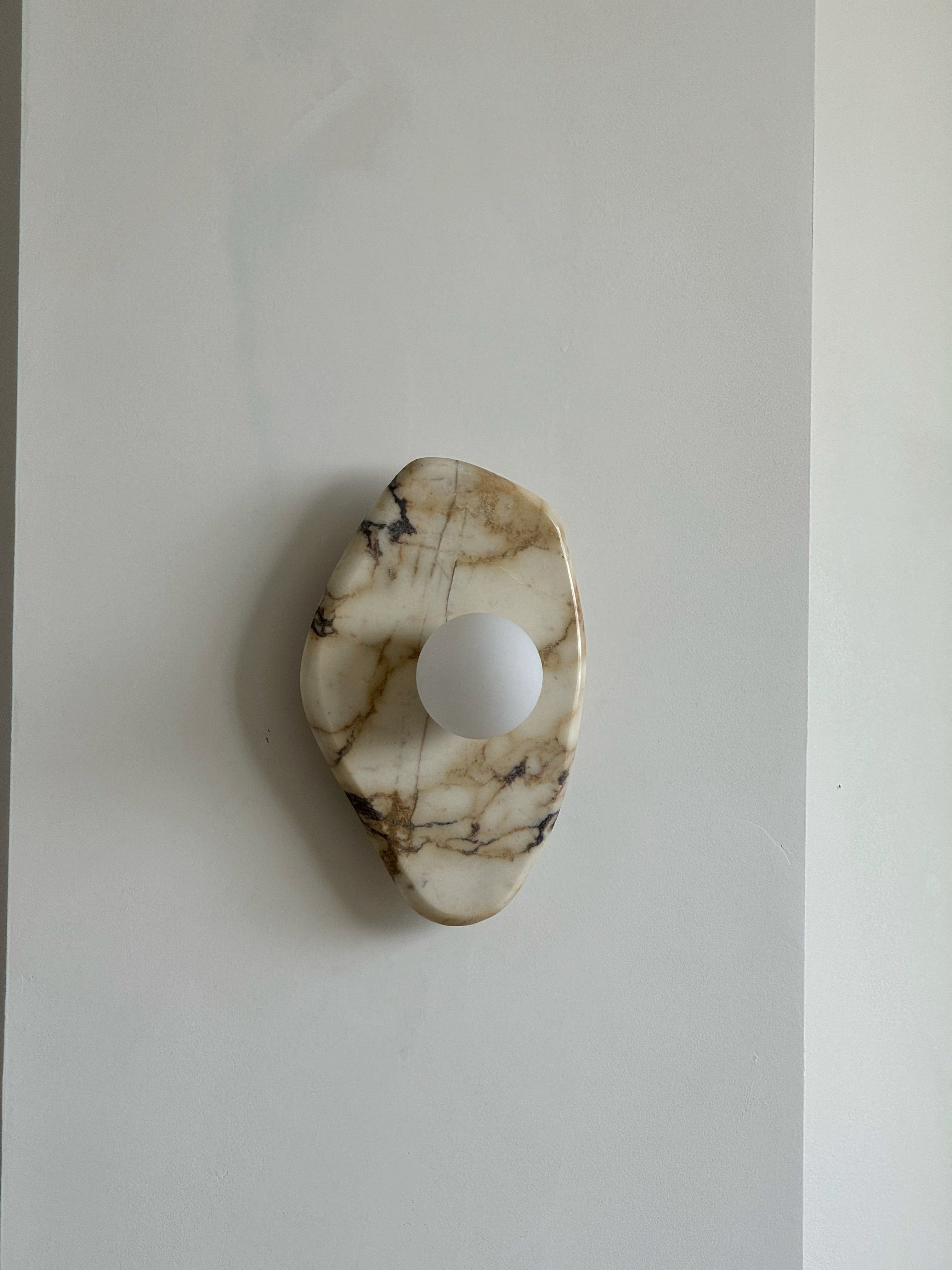 Freyza | Mylirira Marmor-Glas-Glasmarmor-Wandleuchte – Schlafzimmer, Flur