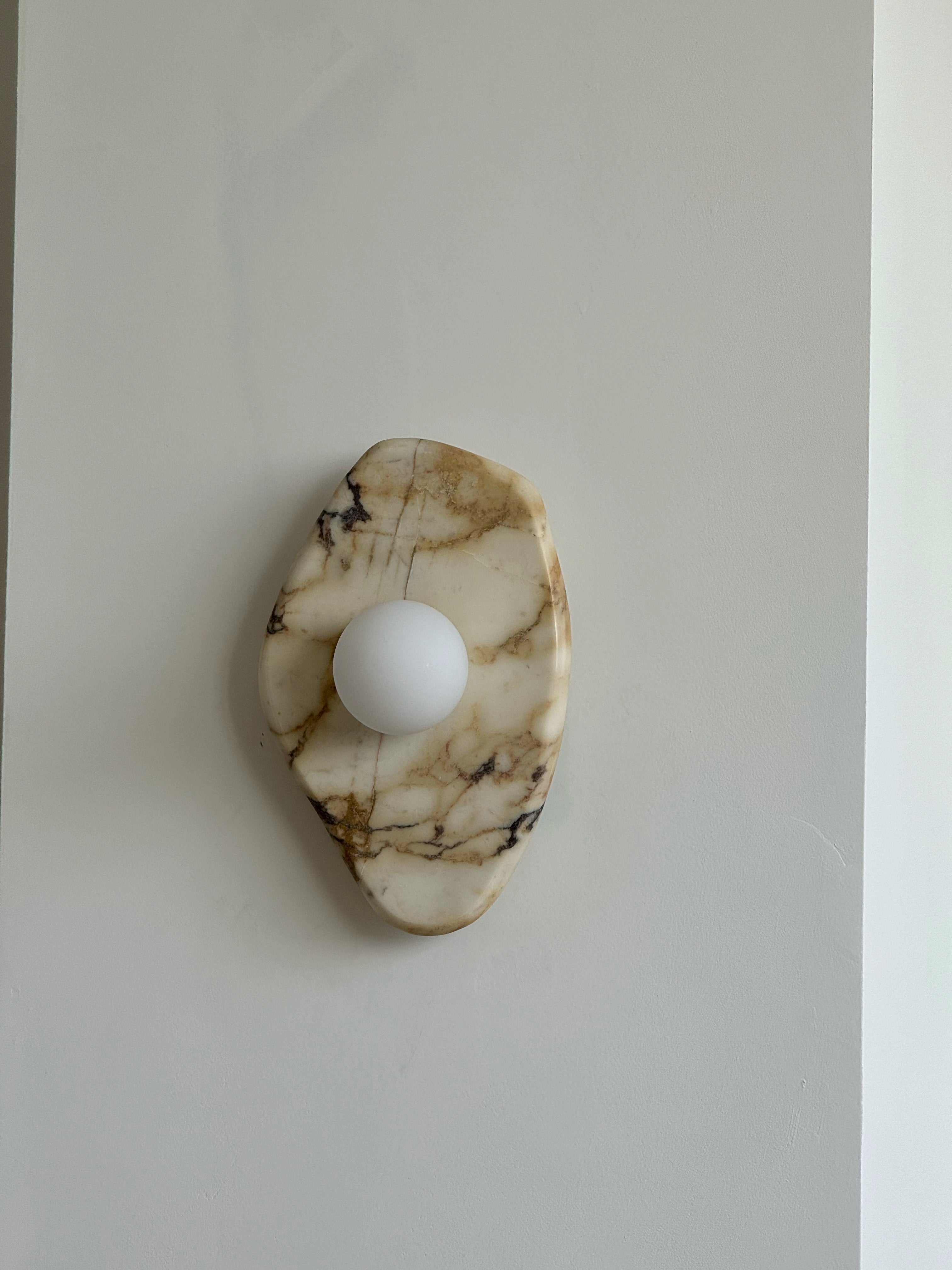 Freyza | Mylirira Marmor-Glas-Glasmarmor-Wandleuchte – Schlafzimmer, Flur