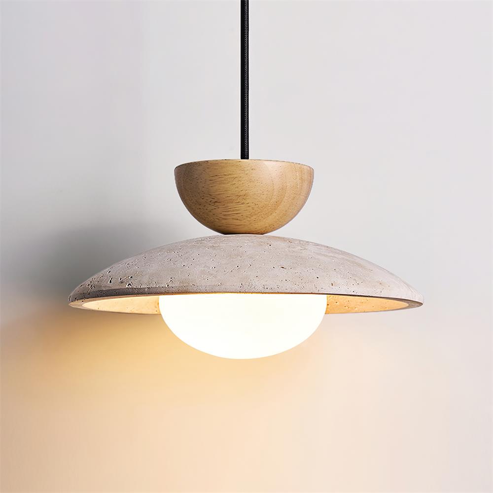 Suspension en travertin Freyza | Cleo – Luminaire pour cuisine et salle à manger
