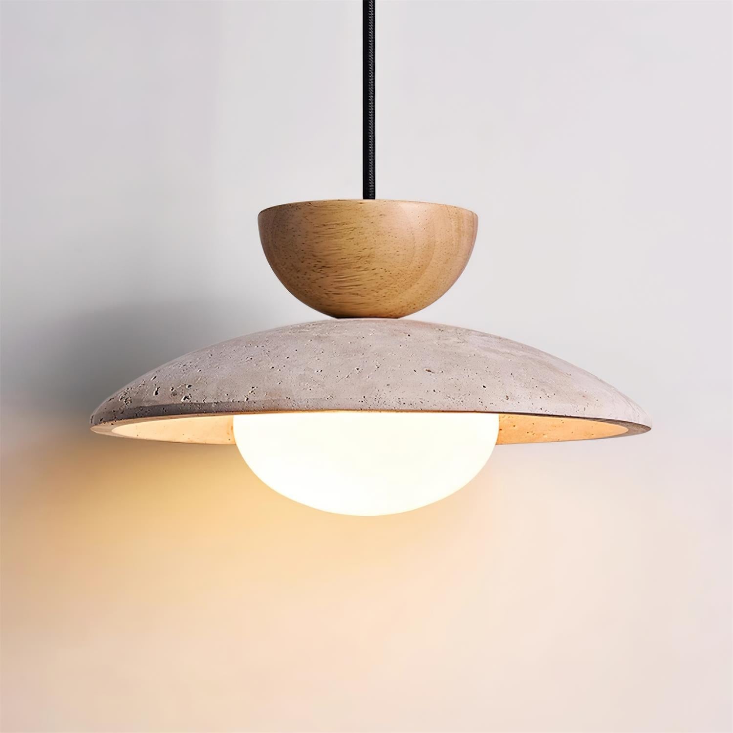 Suspension en travertin Freyza | Cleo – Luminaire pour cuisine et salle à manger