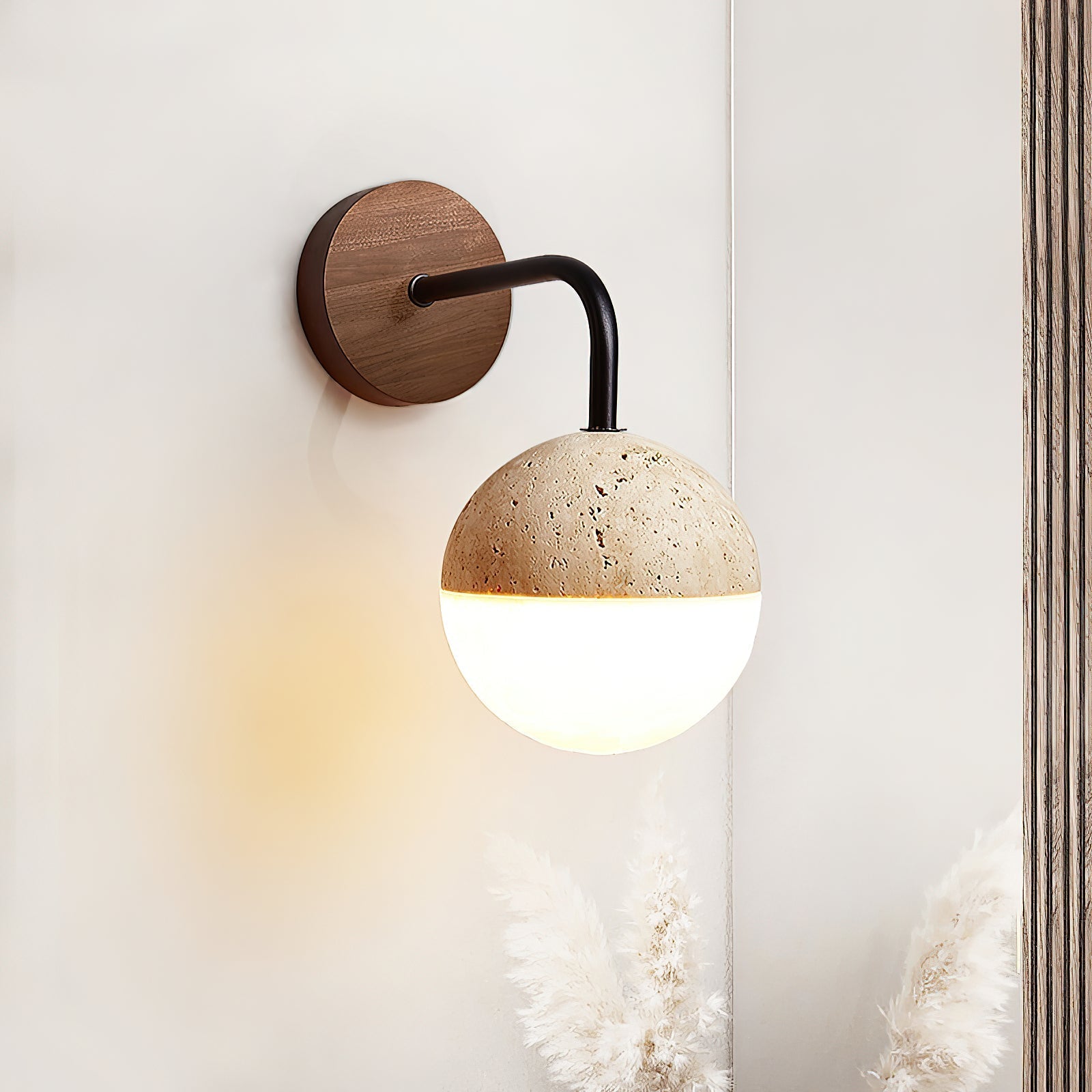 Freyza | Ivmarila Travertine Wall Wall Light – Bedroom Hallway