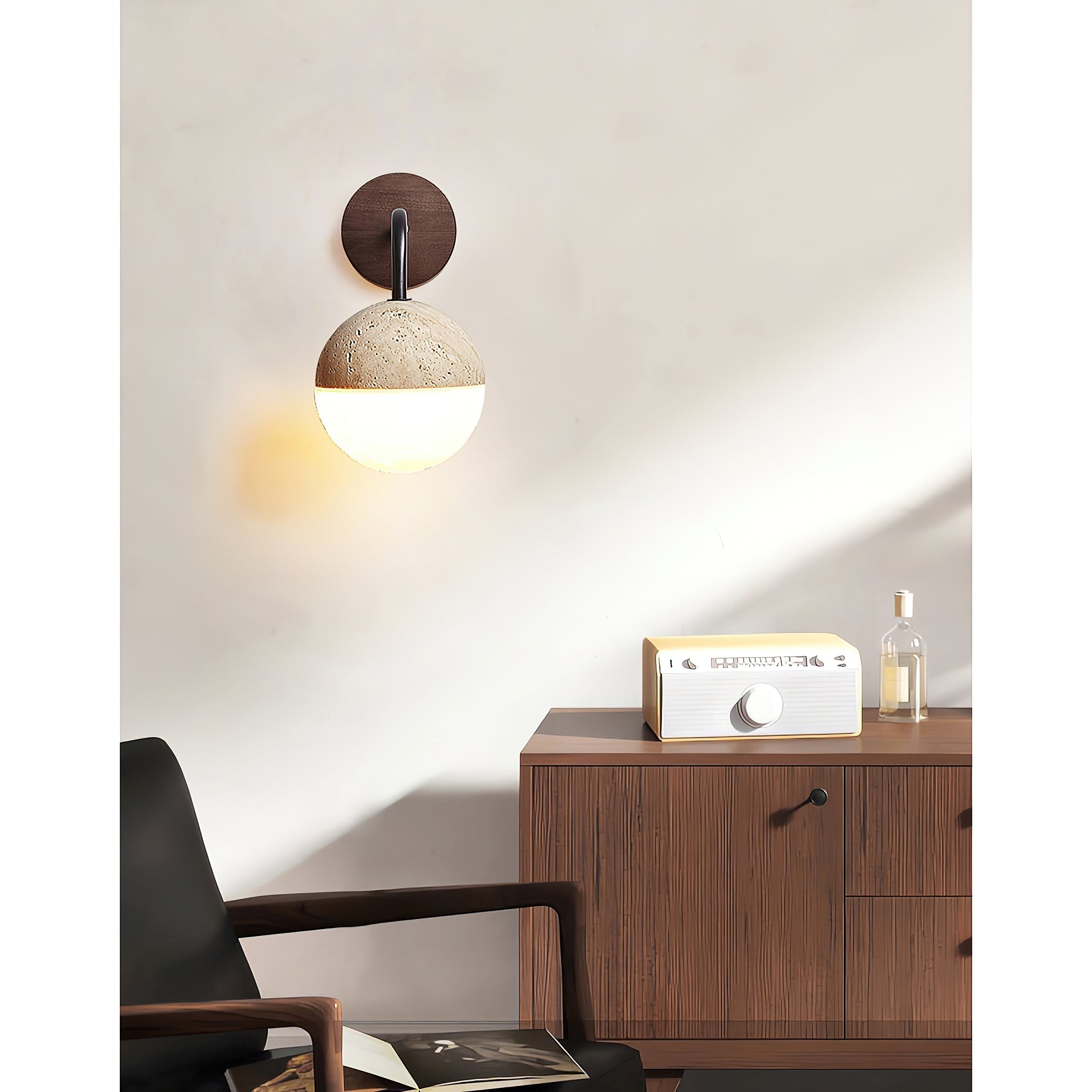 Freyza | Ivmarila Travertine Wall Wall Light – Bedroom Hallway