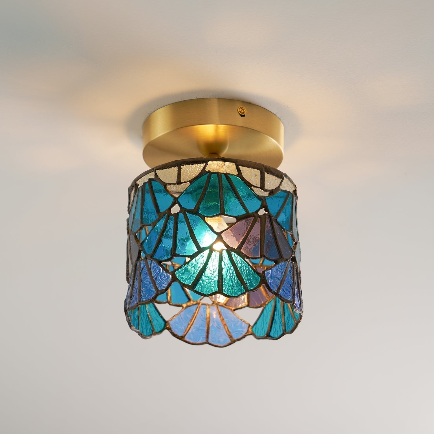 Freyza | Plafonnier encastré en verre – Chambre, couloir, cuisine