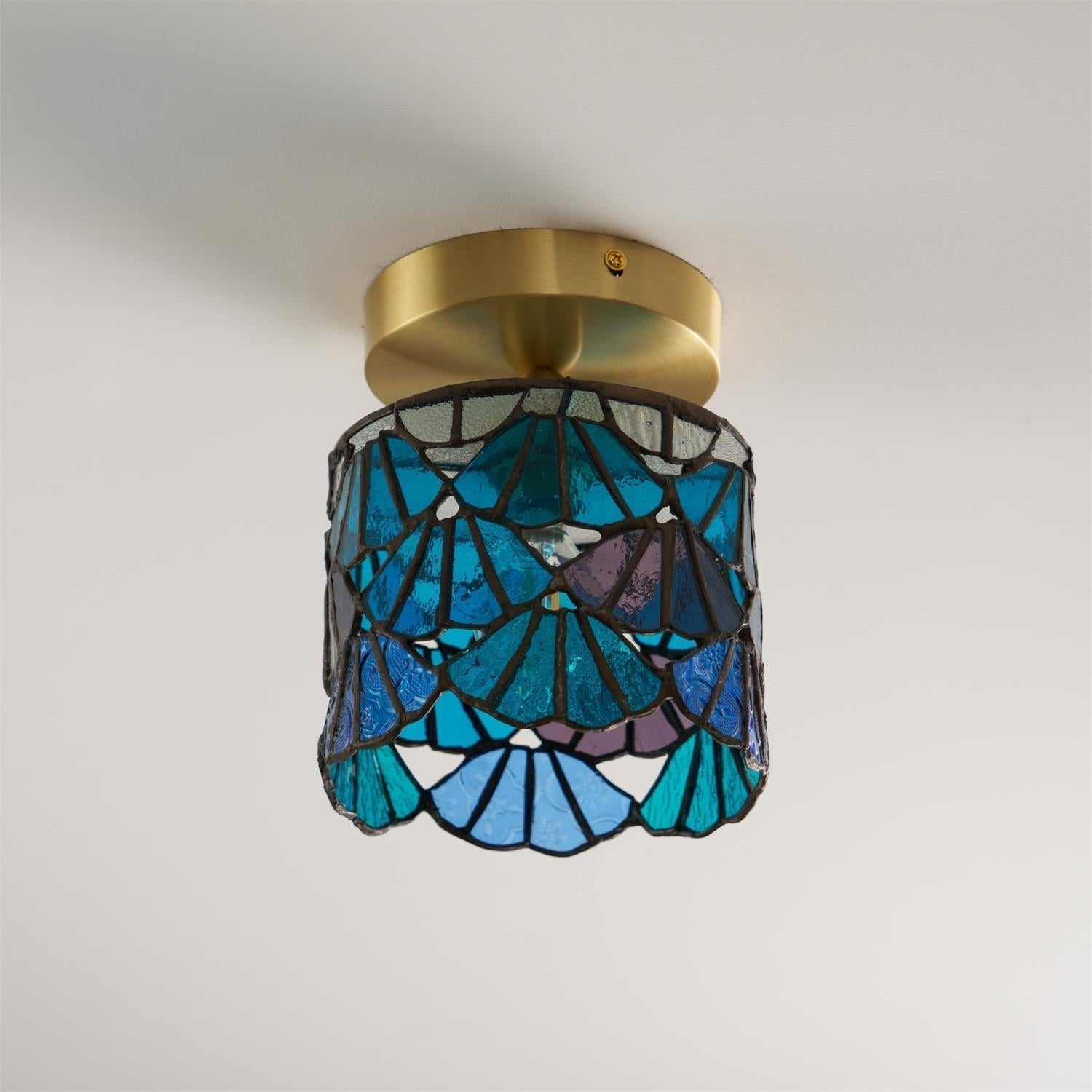 Freyza | Plafonnier encastré en verre – Chambre, couloir, cuisine