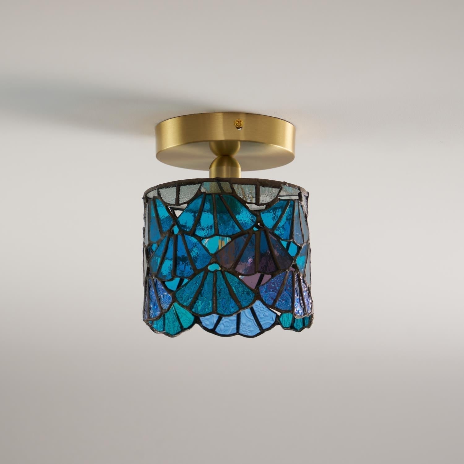 Freyza | Plafonnier encastré en verre – Chambre, couloir, cuisine