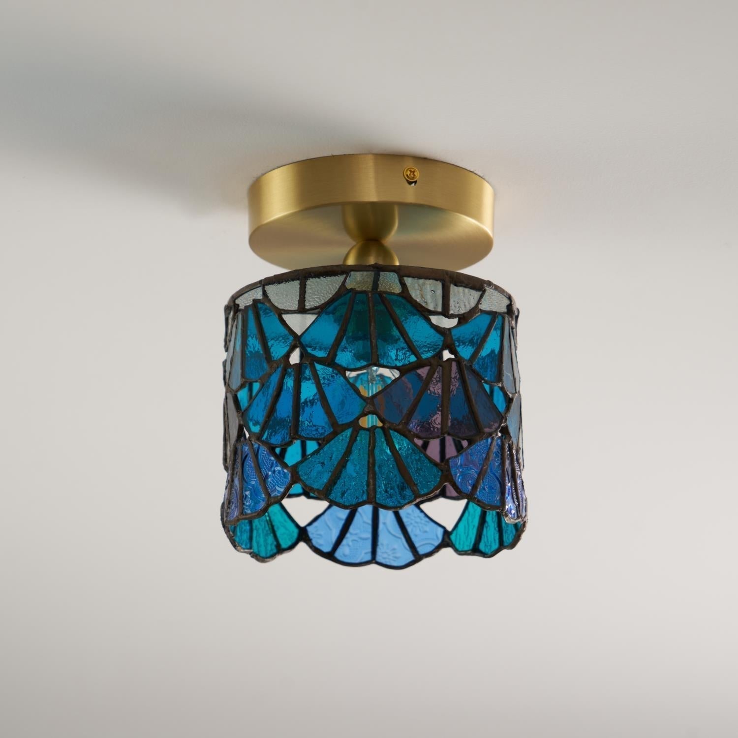 Freyza | Plafonnier encastré en verre – Chambre, couloir, cuisine
