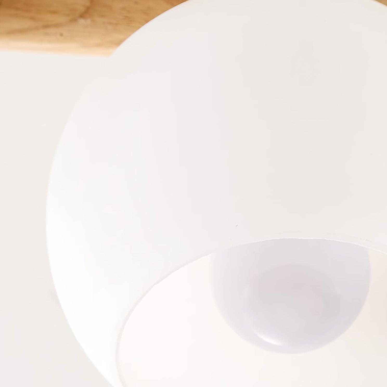 Freyza | Plafonnier en bois et verre – Lampe de plafond en bois pour chambre ou salon minimaliste
