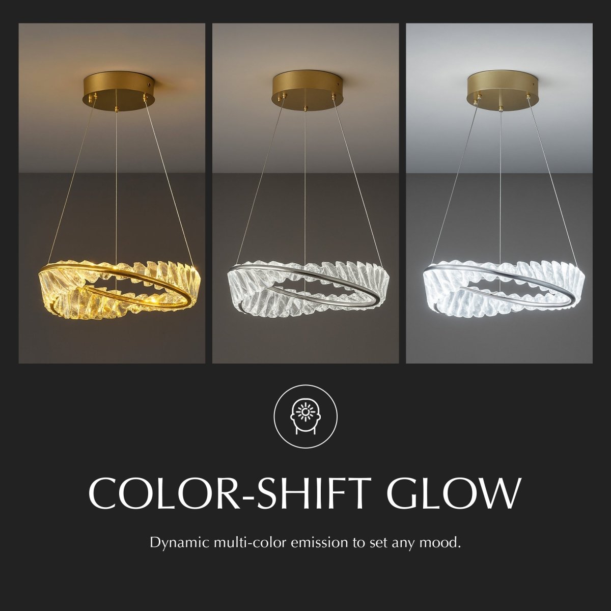 Freyza - TiwaLuxe | Opulent Modern Crystal Chandelier Light for Dining Room