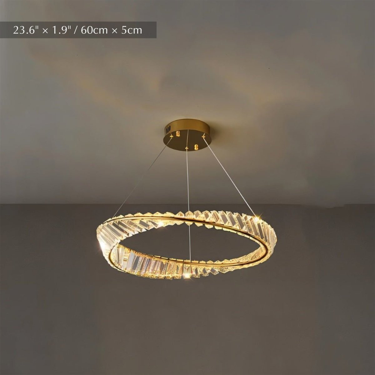 Freyza - TiwaLuxe | Opulent Modern Crystal Chandelier Light for Dining Room