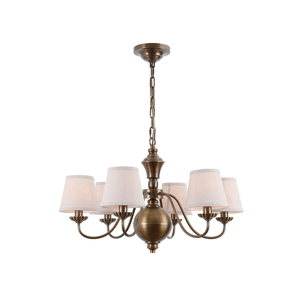 Freyza | Tofty Postmodern Luxury Fabric Chandelier – Modern Dining Room Living Room