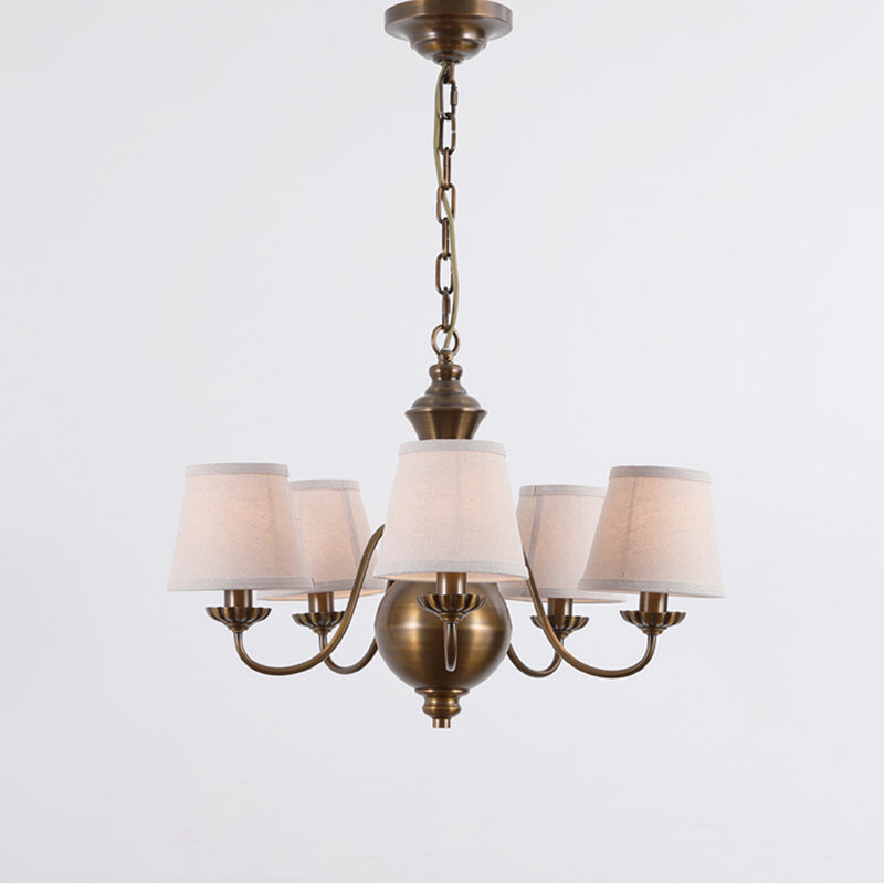 Freyza | Tofty Postmodern Luxury Fabric Chandelier – Modern Dining Room Living Room