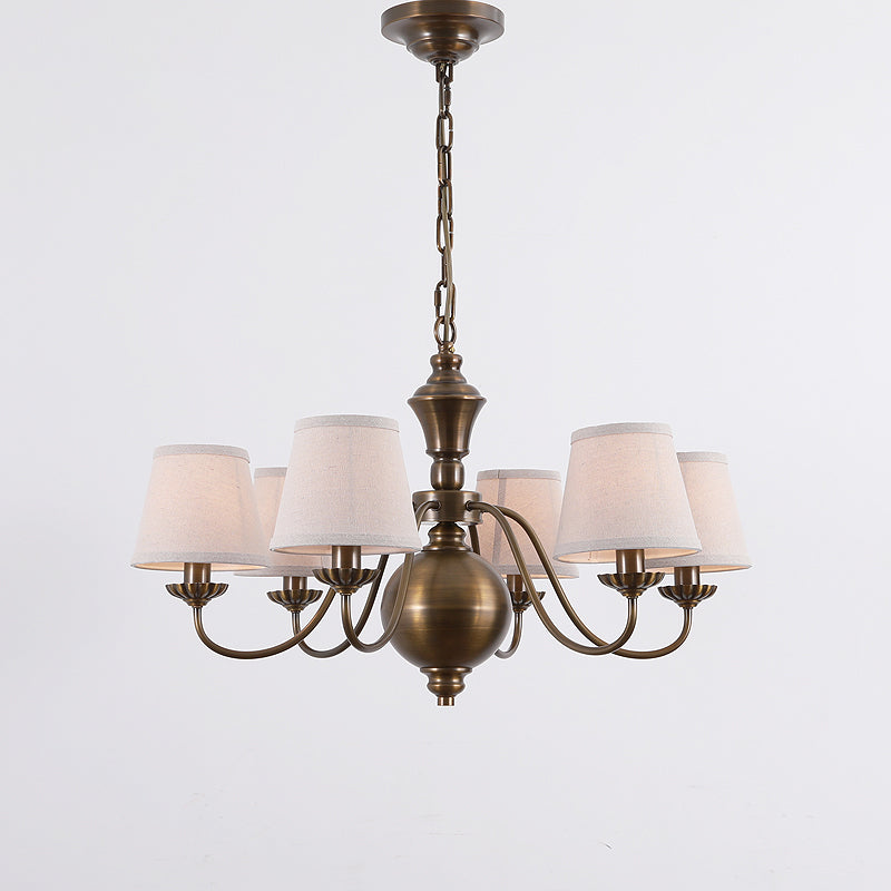 Freyza | Tofty Postmodern Luxury Fabric Chandelier – Modern Dining Room Living Room