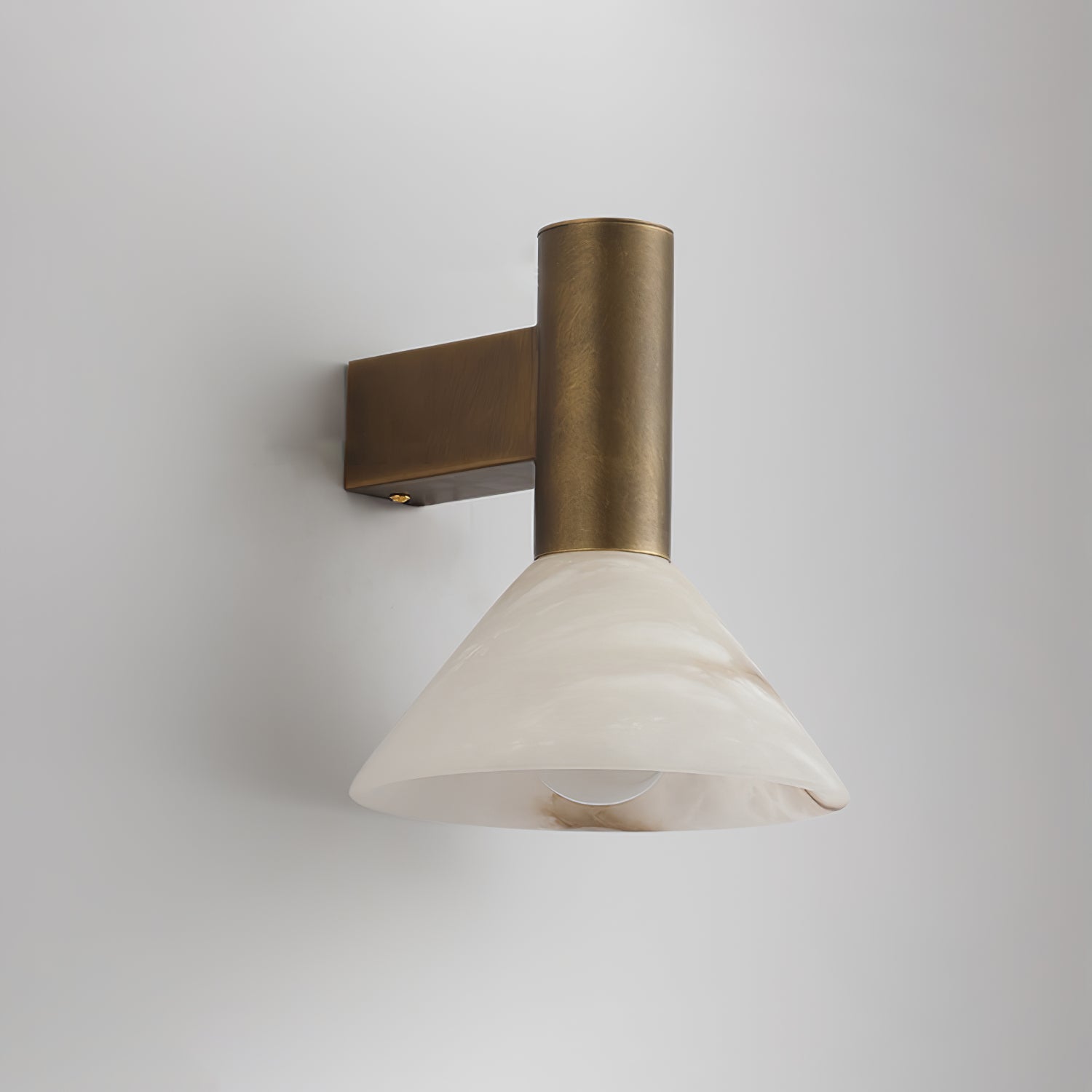 Freyza | Applique murale conique en albâtre Eurnoria – chambre, couloir