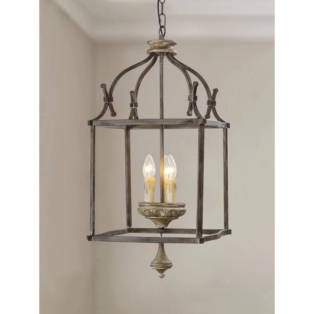 Freyza | Alirora Traditional Birdcage Wood Chandelier – Traditional Dining Room Living Room