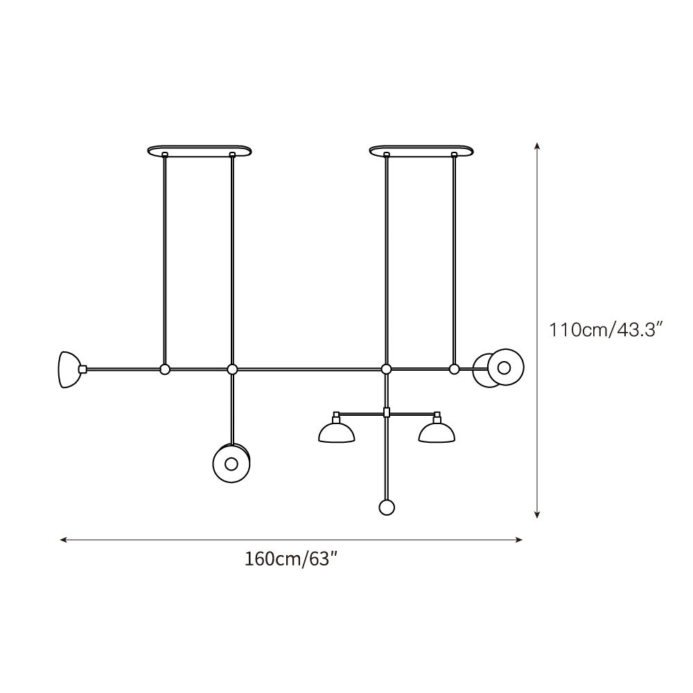 Freyza | Izorora Trapeze Chandelier Chandelier – Dining Room Living Room