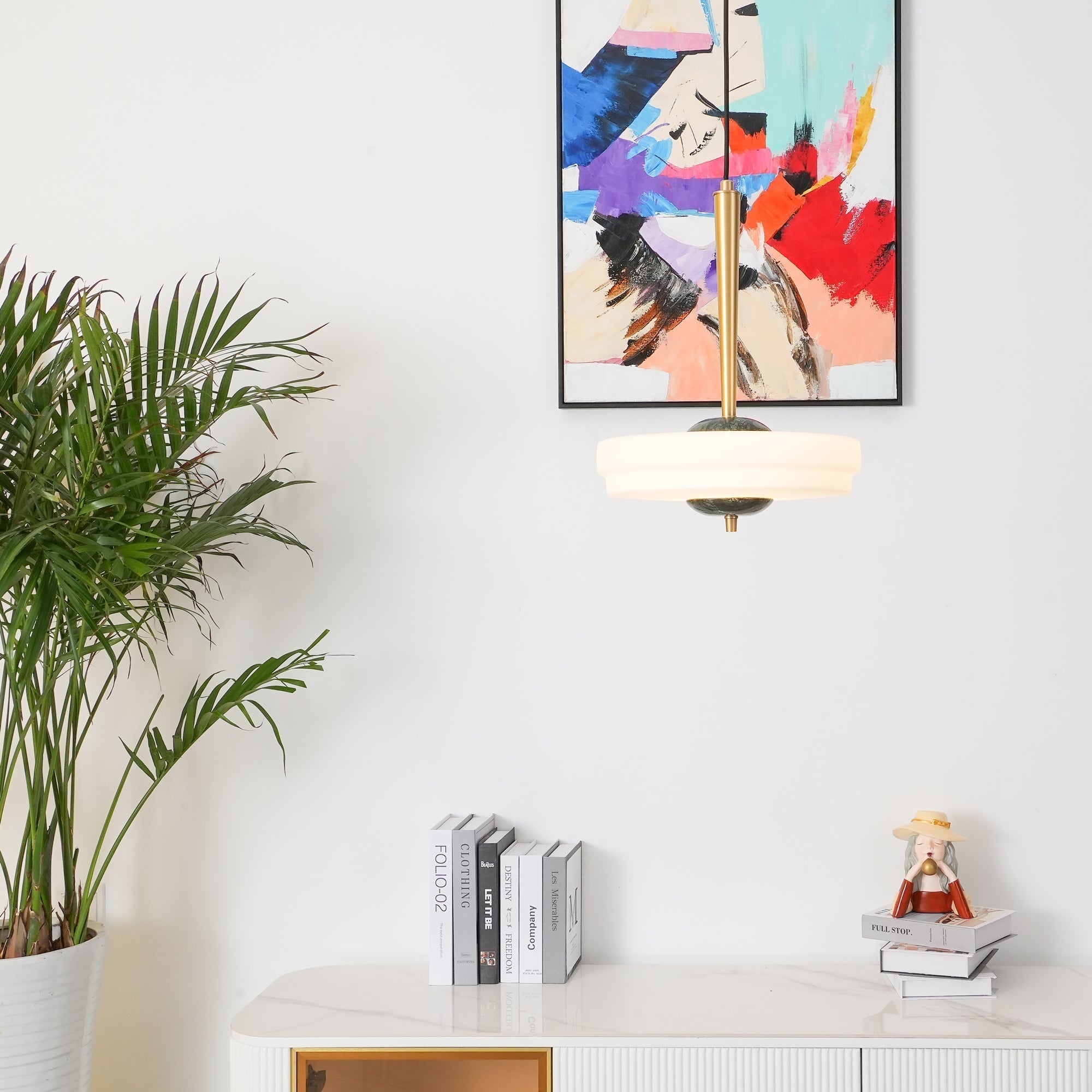 Freyza | Ithaara Trave Pendelleuchte aus Alabaster – Küche, Esszimmer