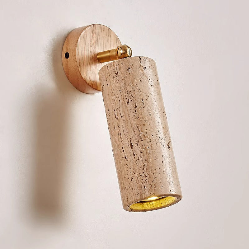 Freyza | Applique murale en bois et travertin Arvararae – Chambre, couloir