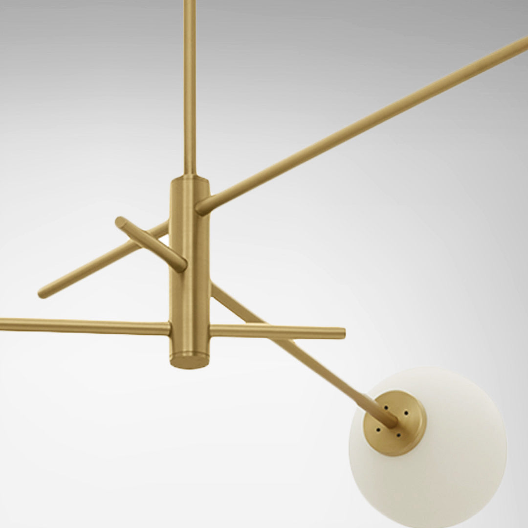 Freyza | Catalel Brass Glass Brass Glass Chandelier – Dining Room Living Room