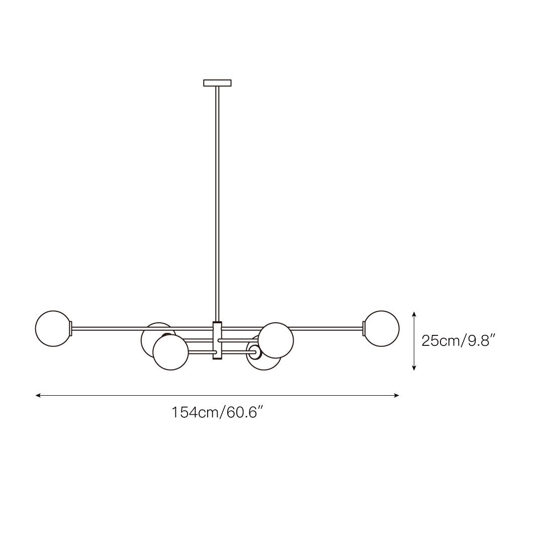 Freyza | Catalel Brass Glass Brass Glass Chandelier – Dining Room Living Room