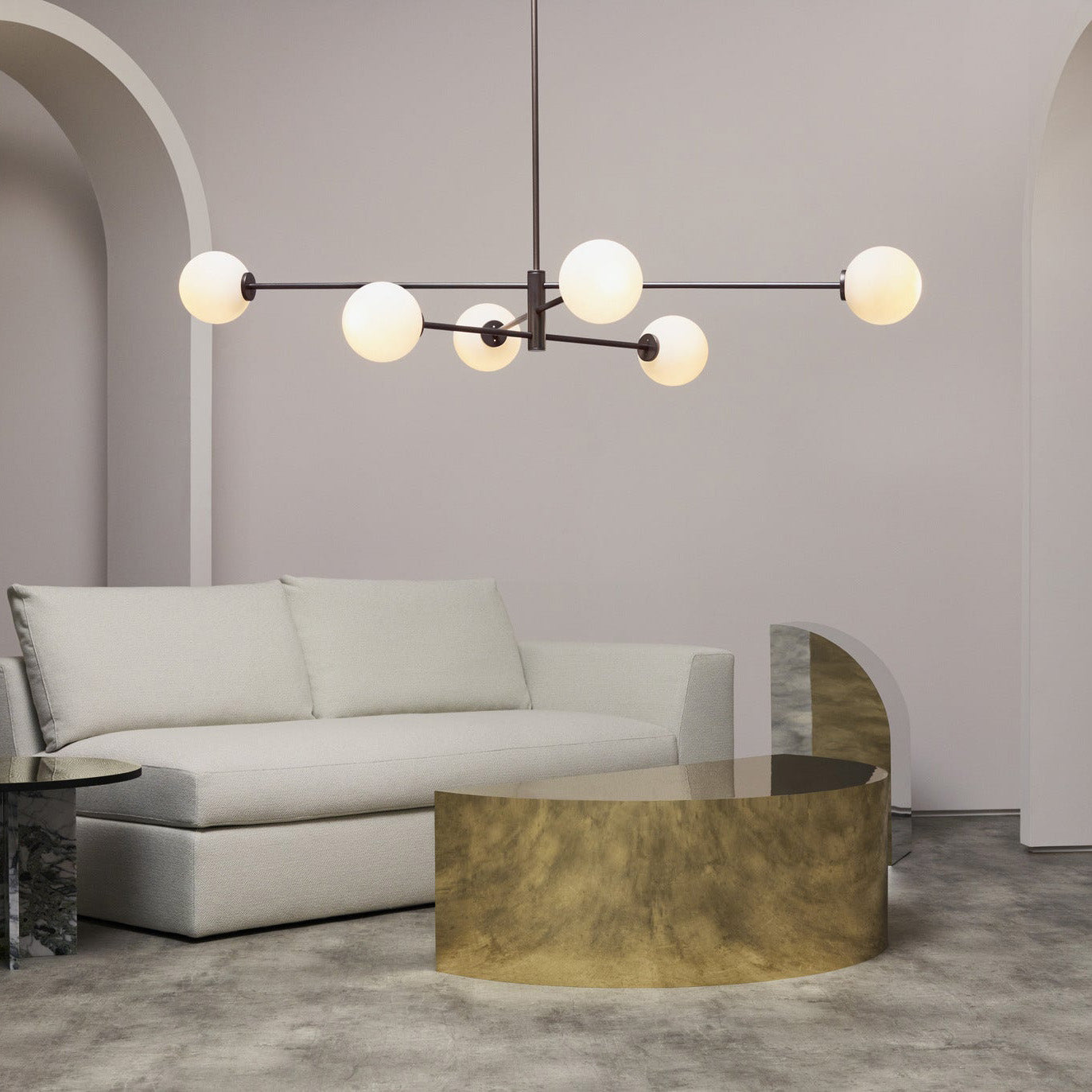 Freyza | Catalel Brass Glass Brass Glass Chandelier – Dining Room Living Room