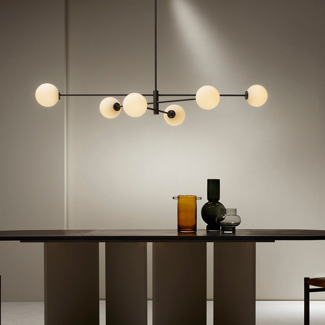 Freyza | Catalel Brass Glass Brass Glass Chandelier – Dining Room Living Room