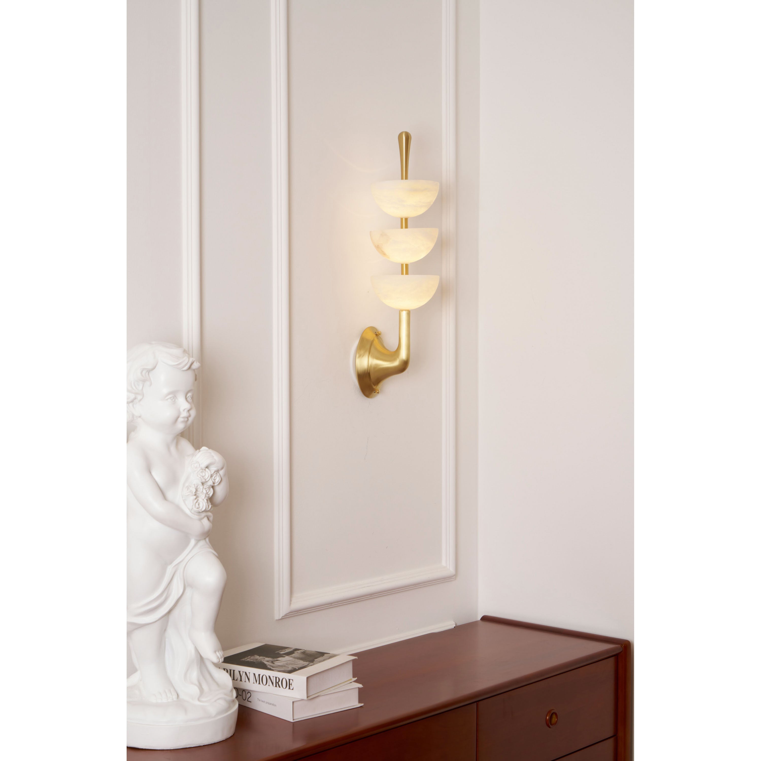 Freyza | Vitheiel Art Alabaster Wall Light – Bedroom Hallway