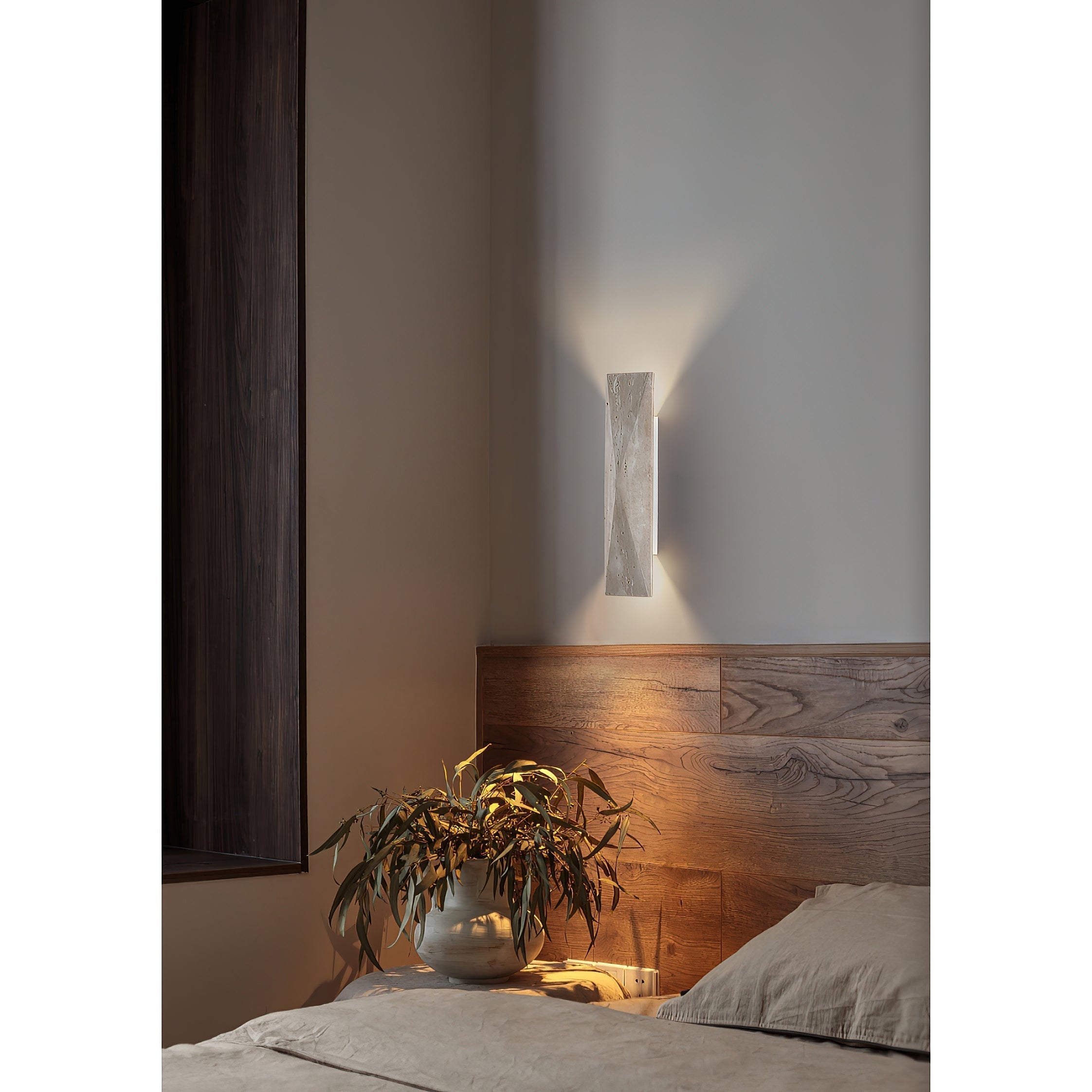 Freyza | Coloria Travertine Wall Wall Light – Bedroom Hallway