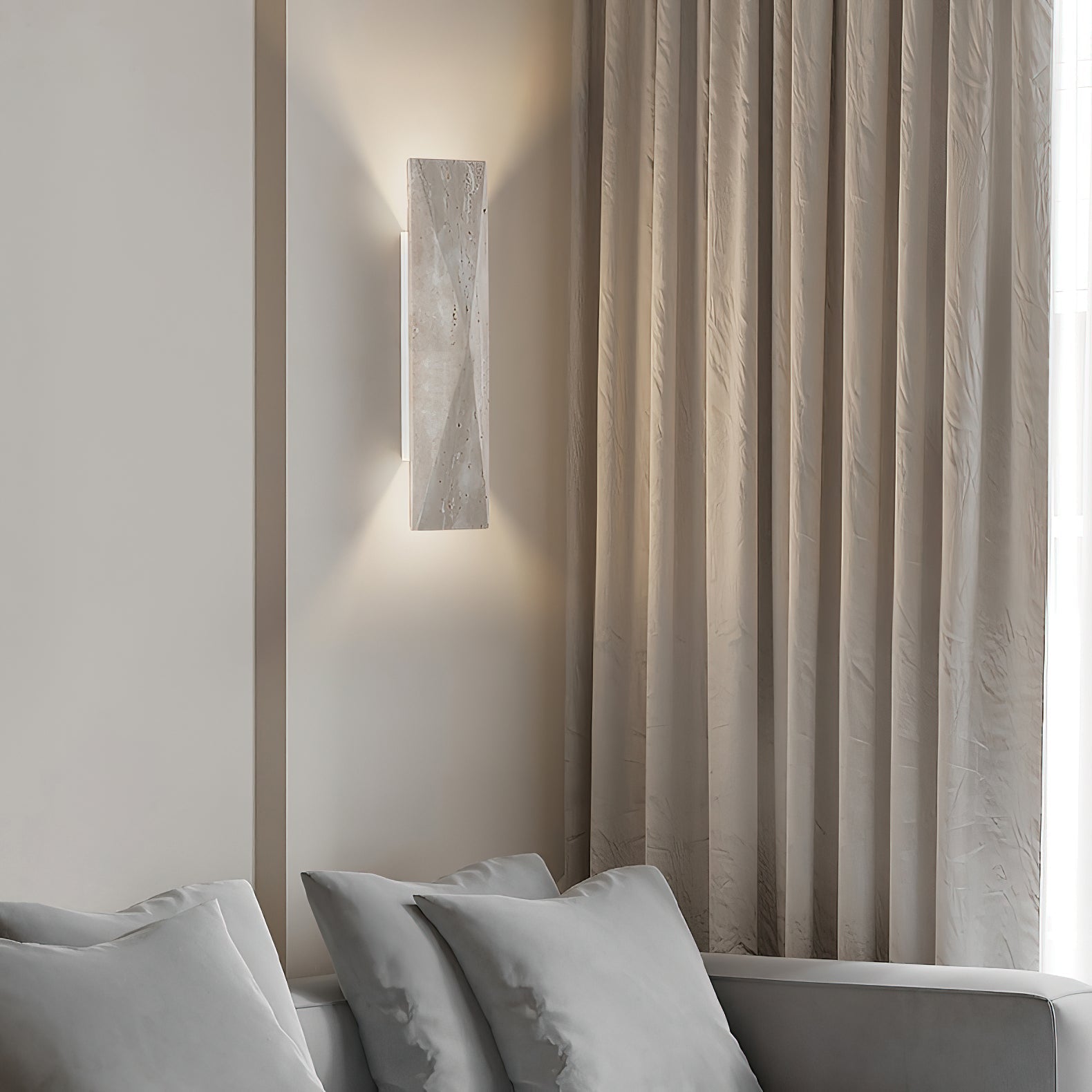 Freyza | Coloria Travertine Wall Wall Light – Bedroom Hallway