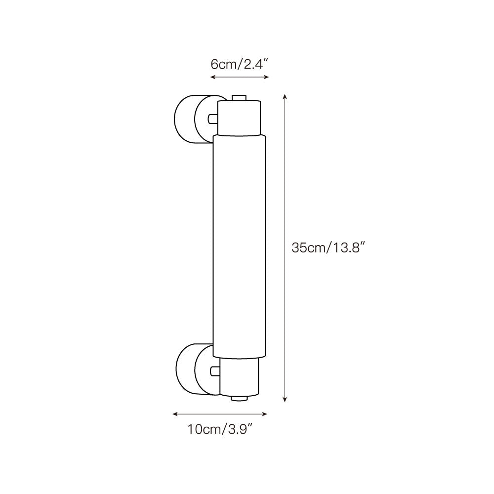 Freyza | Alraei Tube Alabaster Wall Light – Bedroom Hallway