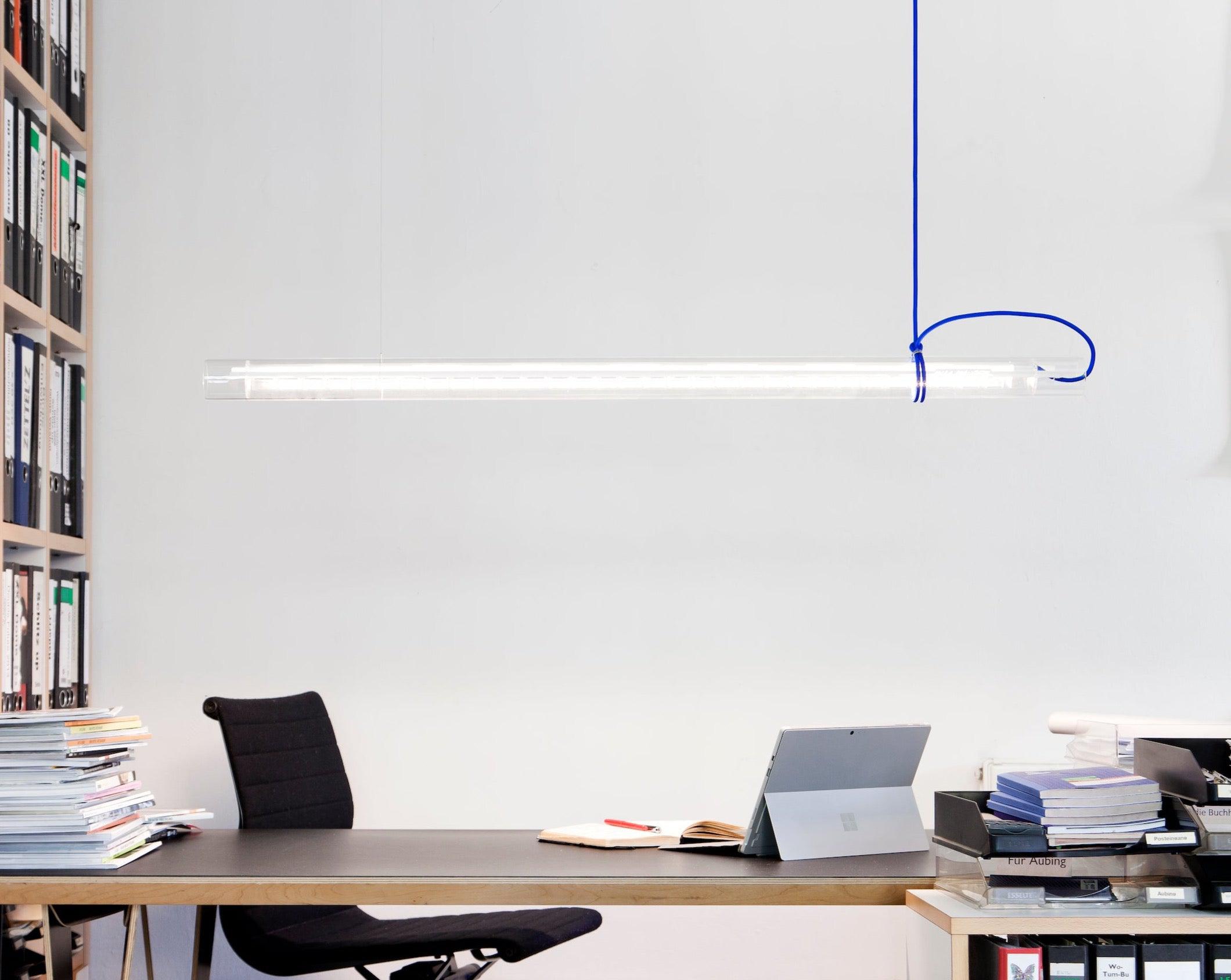 Freyza | Cata Linear LED Glass Pendant Light – Kitchen Dining Room