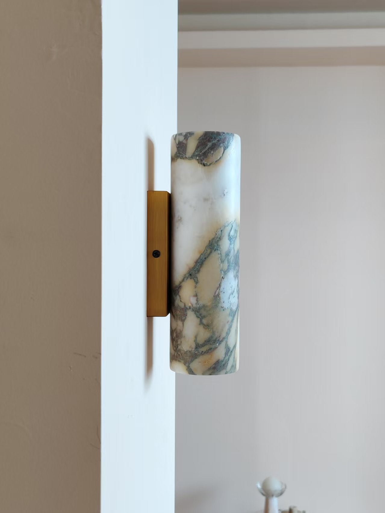 Freyza | Tubular Marble Wall Marble Wall Light – Bedroom Hallway