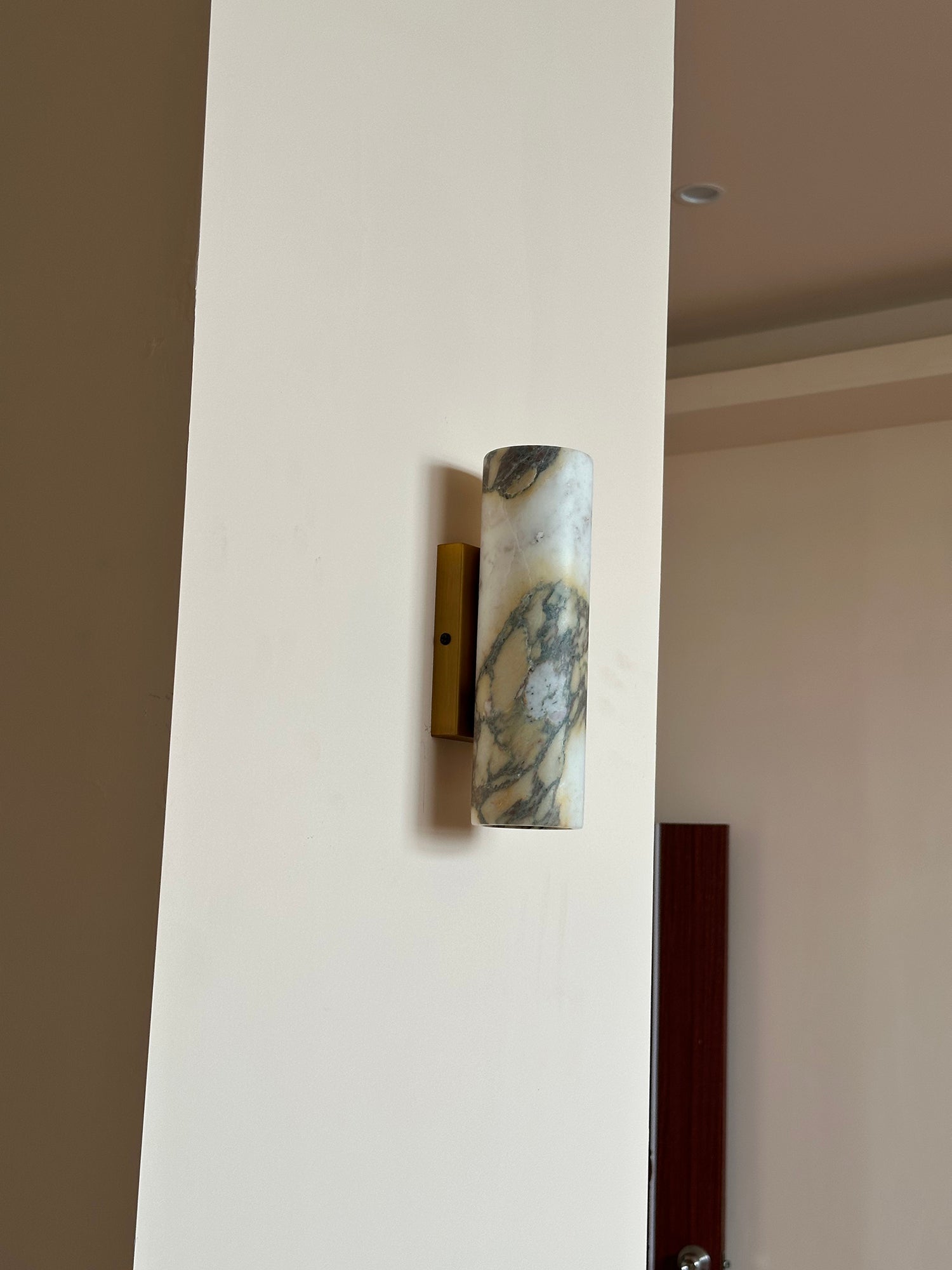 Freyza | Tubular Marble Wall Marble Wall Light – Bedroom Hallway