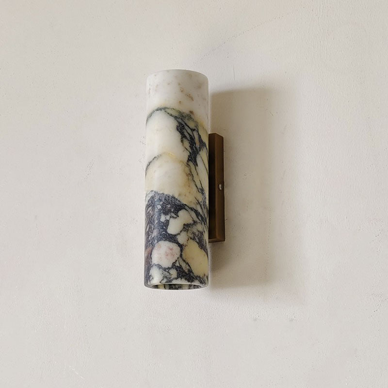 Freyza | Tubular Marble Wall Marble Wall Light – Bedroom Hallway