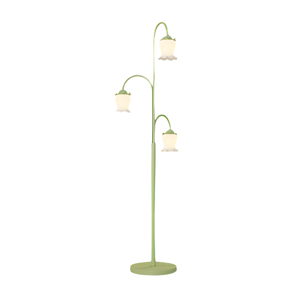 TulipGlow | Stylish Dimmable Modern Arc Floor Lamp for Living Room 8