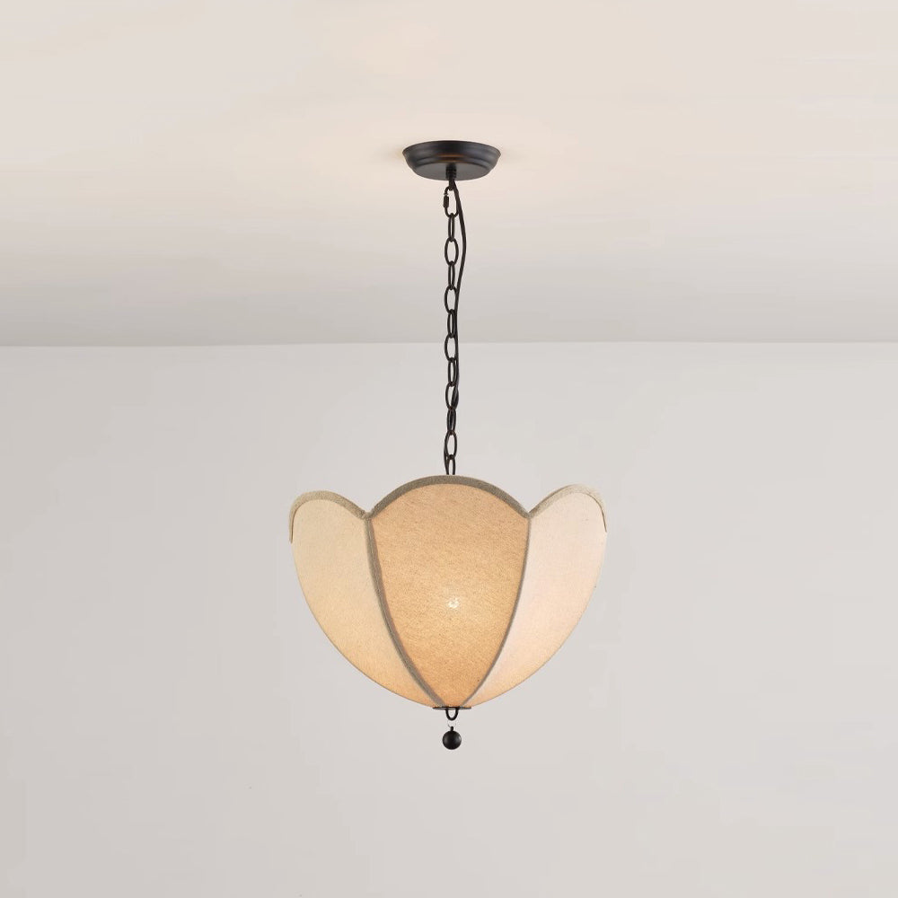 Freyza | Cimararae Vintage Scoop Fabric Pendant Light – Vintage Kitchen Dining Room