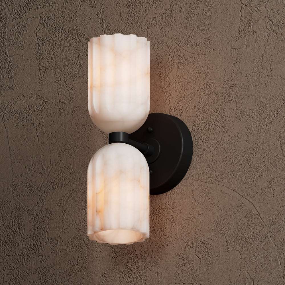 Freyza | Applique murale double en laiton Uraeeth – chambre, couloir