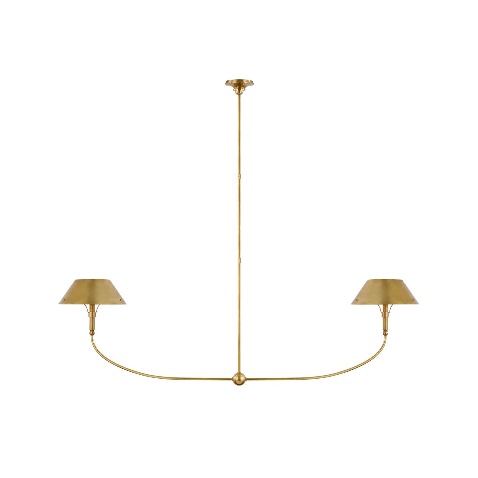 Freyza | Turlington Vintage Industrial Brass Chandelier – Industrial Dining Room Living Room