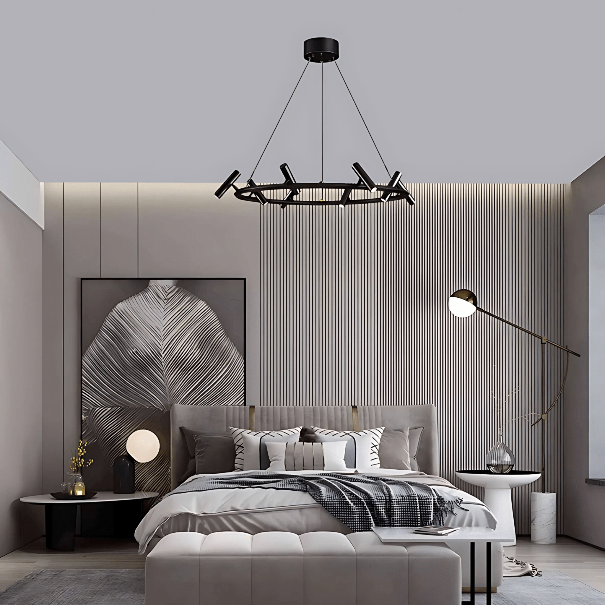 Freyza - TwilightAura | Modern Elegant Metal Chandelier Lighting Fixture