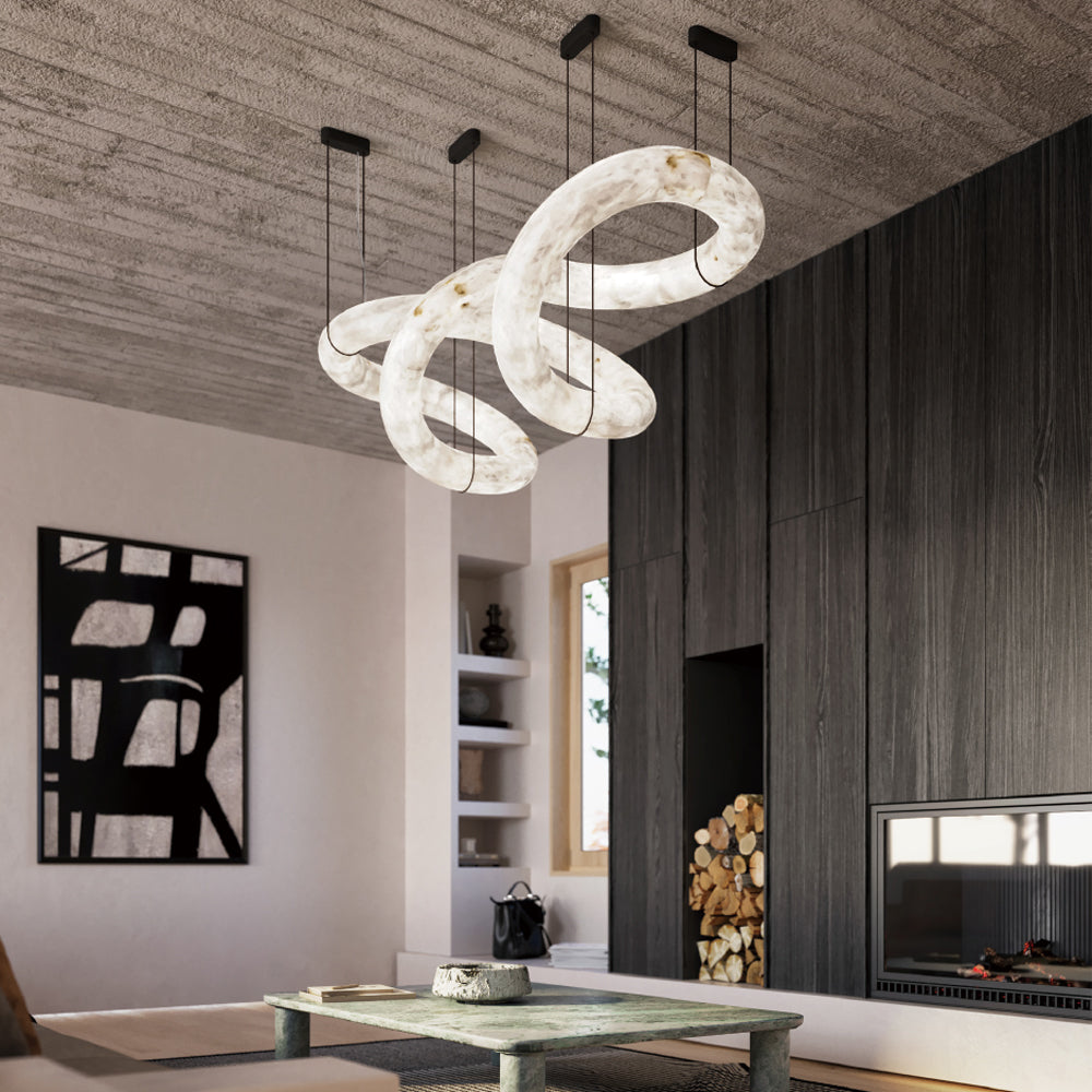 Freyza | Syrinan Luxe Ring Chandelier – Dining Room Living Room