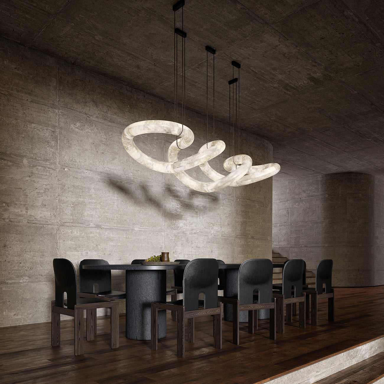 Freyza | Syrinan Luxe Ring Chandelier – Dining Room Living Room