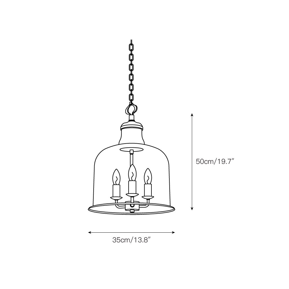 Freyza | Sysolion Vintage Elegance Glass Pendant Light – Vintage Kitchen Dining Room