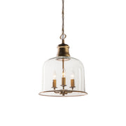 Freyza | Sysolion Vintage Elegance Glass Pendant Light – Vintage Kitchen Dining Room