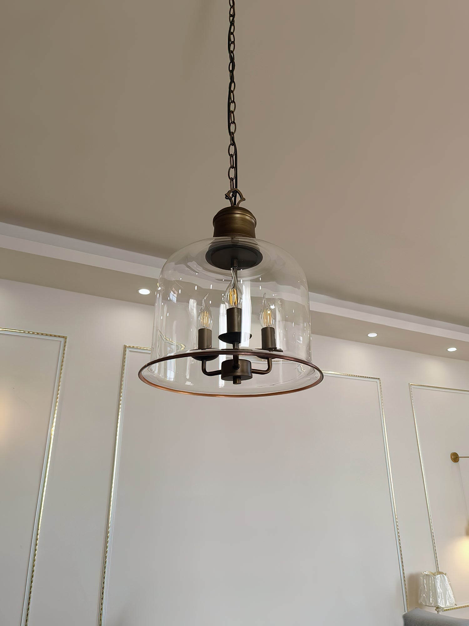 Freyza | Sysolion Vintage Elegance Glass Pendant Light – Vintage Kitchen Dining Room