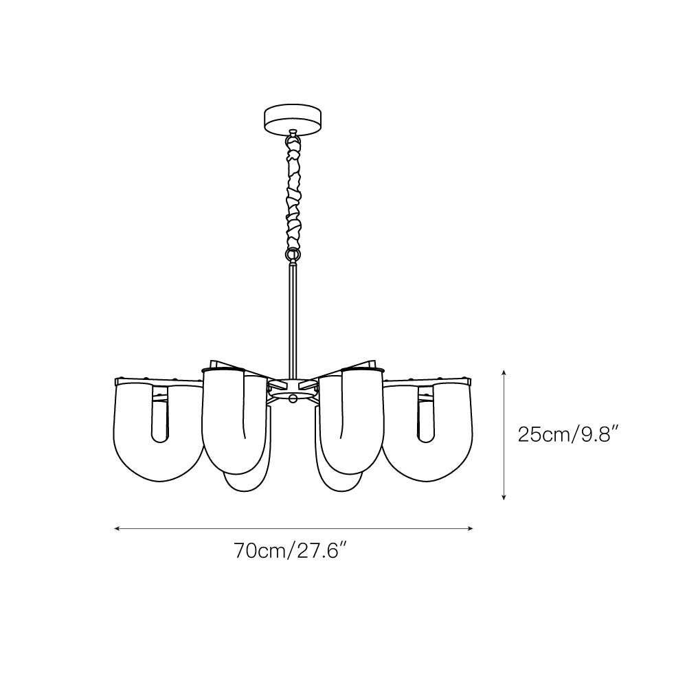 Freyza | Lyshaos Nordic Art Chandelier – Nordic Dining Room Living Room