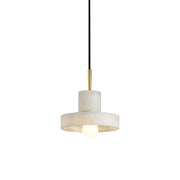 Freyza | Cavelen Brass Alabaster Brass Pendant Light – Kitchen Dining Room