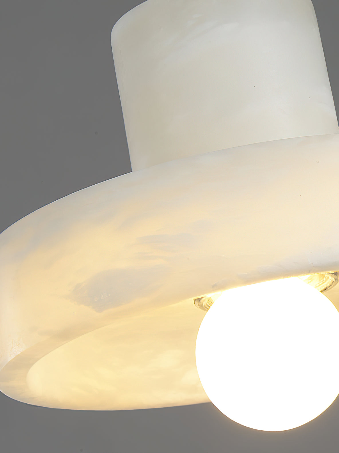 Freyza | Cavelen Brass Alabaster Brass Pendant Light – Kitchen Dining Room
