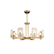 Freyza | Lustre en laiton luxueux postmoderne Aursorion – Salle à manger et salon modernes