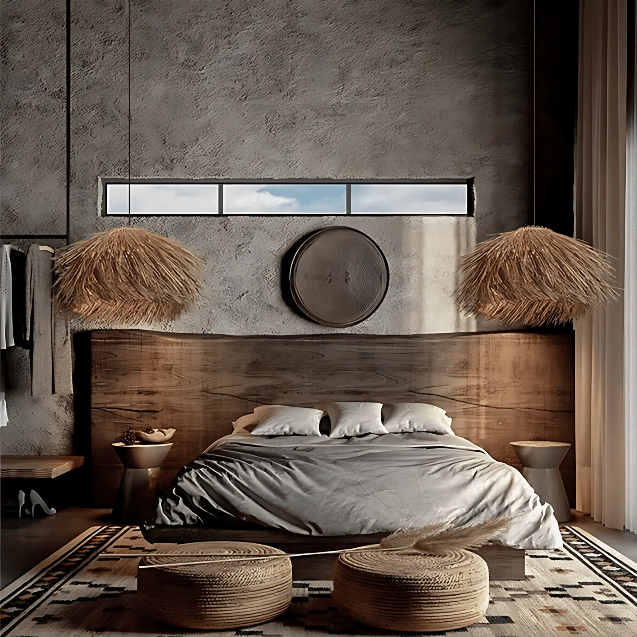 Freyza - ValenciaRattan | Elegant Natural Bohemian Kitchen Pendant Light Fixture
